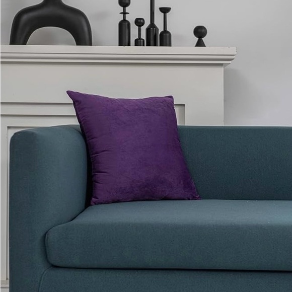 Elegant Purple Accent Pillow Set - Picture 3 of 7